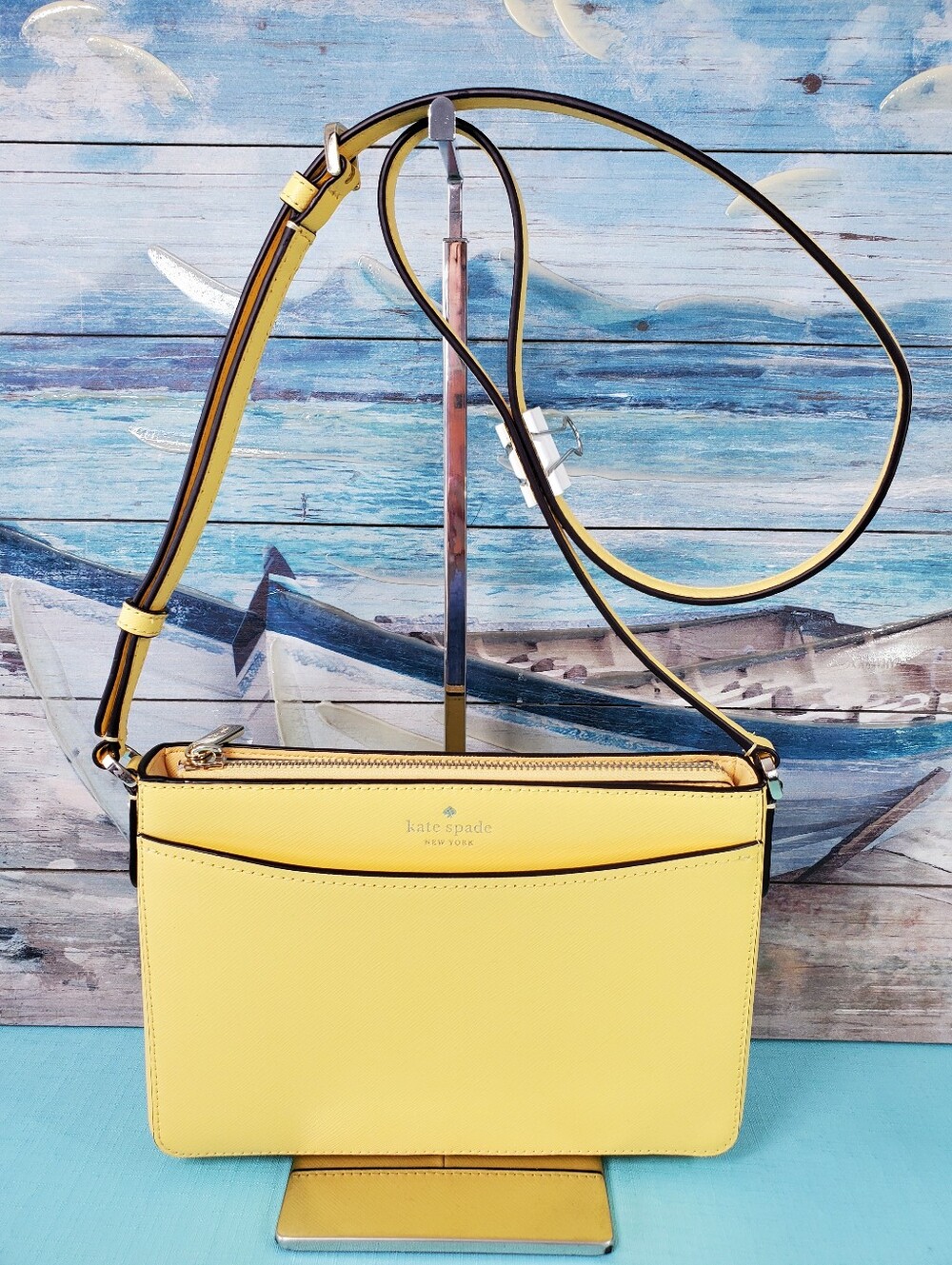 KATE SPADE Canary Yellow Medium Convertible Crossbody Bag